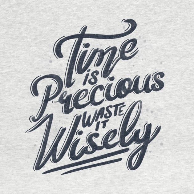 Time Is Precious Waste It Wisely by Tobe Fonseca by Tobe_Fonseca